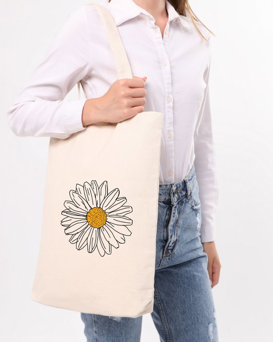 Zoozie Bags Bolso de Mano 1189, Algodón 100%, Crema, 35 x 40 x 8 cm